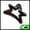 Transparent Black, variant on Unique Bargains Stylish Five-pointed Star Hair Clip for All Occasions Transparent Black