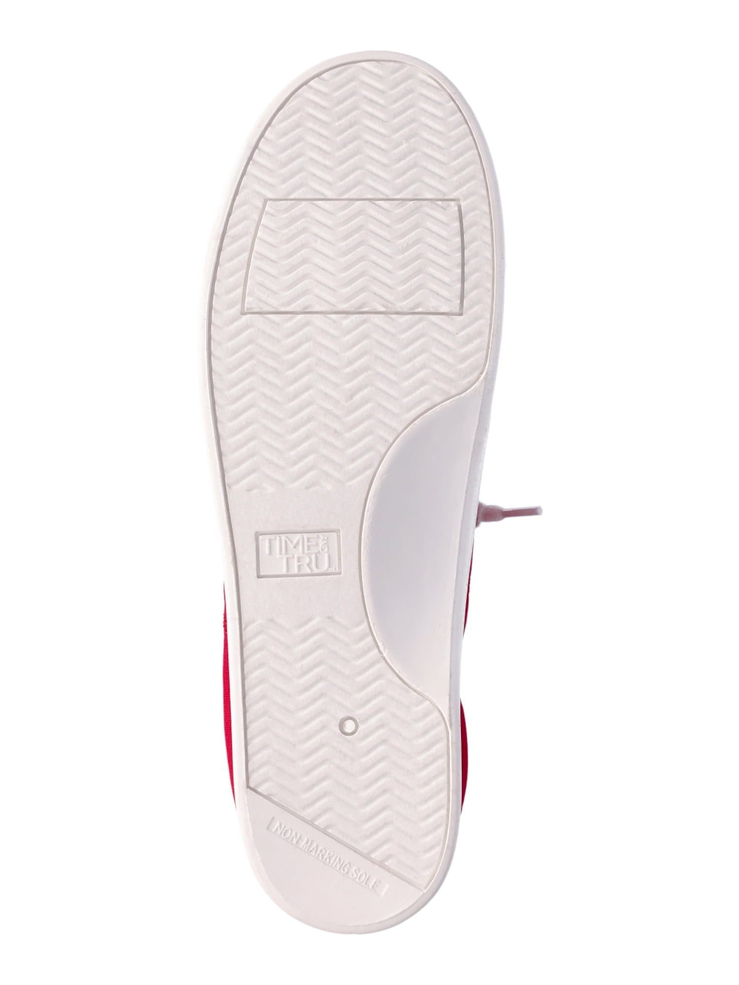 Time and Tru Women's Scrunch Back Slip On Sneakers, Sizes 7-12, Wide Width Available