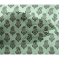 thumbnail image 5 of oneOone Viscose Chiffon Mint Green Fabric Paisleys Quilting Supplies Print Sewing Fabric By The Yard 42 Inch Wide, 5 of 6