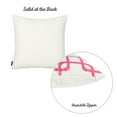 thumbnail image 4 of Geometric Pink Squares Square 18" x 18" Throw Pillow Cover, 4 of 5