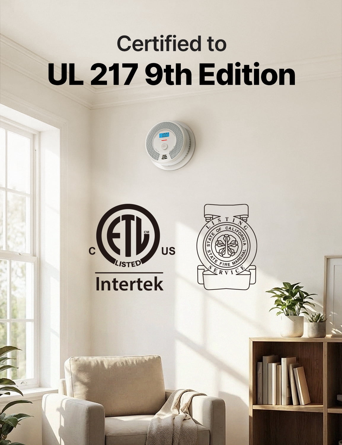 X-Sense Wireless Smoke Detector Carbon Monoxide Detector Combo 10