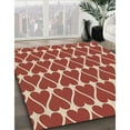 thumbnail image 2 of Ahgly Company Indoor Rectangle Patterned Love Red Area Rugs, 6' x 9', 2 of 6