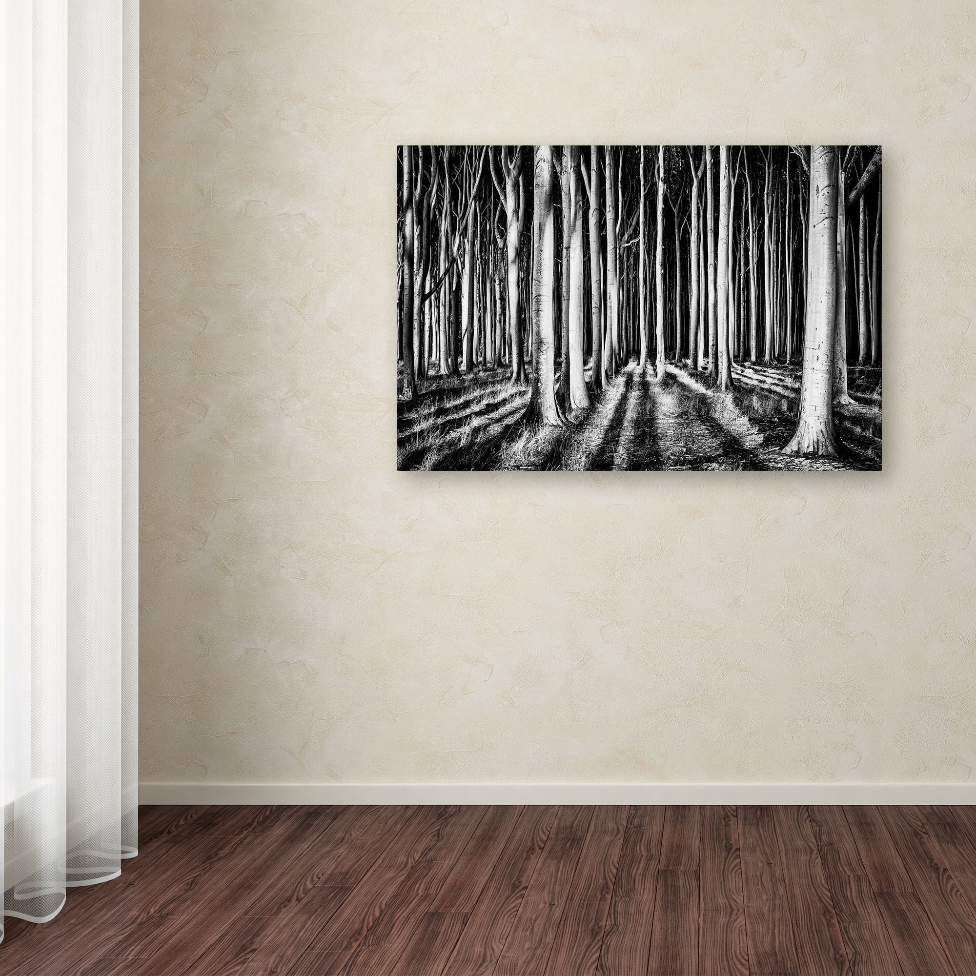 Pixxelpark 'Ghost Forest' Canvas Art