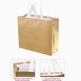 thumbnail image 3 of 10PCS Rose Gold Gift Bags- Reusable Gift Bags With Handles Large Bridesmaid Gift Bags Bachelorette Bags Christmas Iridescent Gift Bags - Gold, 3 of 7