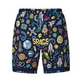 thumbnail image 5 of Rocae Colorful Space for Men's Swim Trunks Quick Dry With Two Side Pockets and One Lined Patch PocketXX-Large, 5 of 9