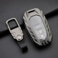 thumbnail image 3 of For Toyota Key Fob Cover Compatible with 2018-2021 Toyota Camry RAV4 Avalon C-HR Prius Corolla Highlander GT86 with Keychain, 3 of 14