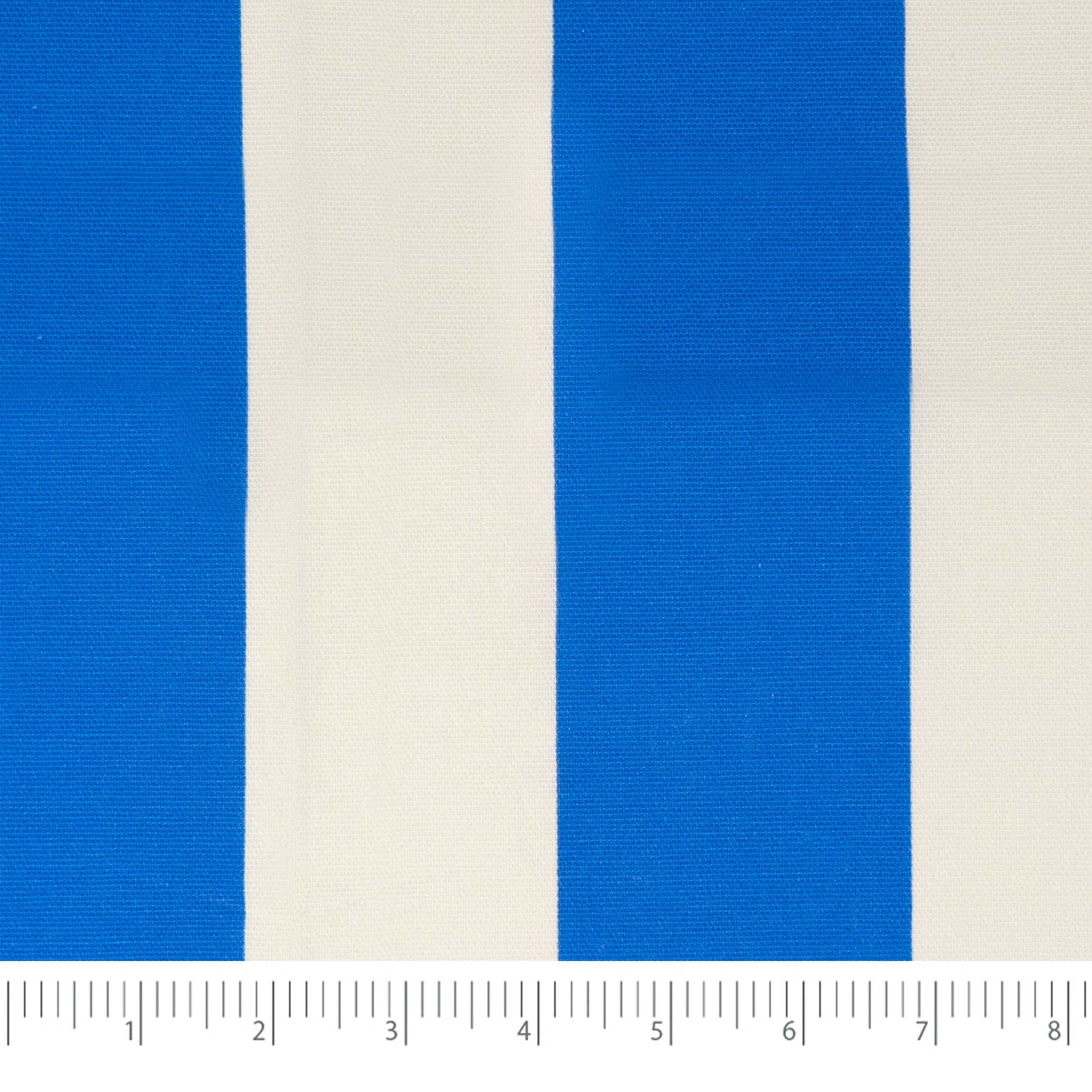 Waverly Inspirations 2 Yard Cut 100% Cotton Duck Print Fabric Stripe Blue, 45" Wide for Quilting & Sewing