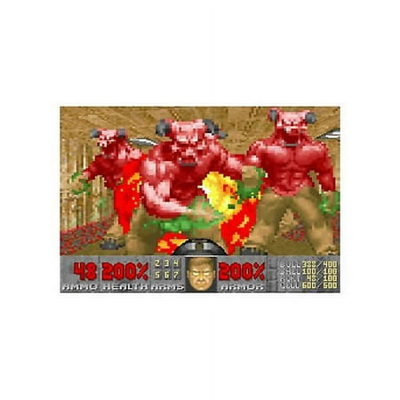 Restored Doom 2 II Gameboy Advance Game (Refurbished)