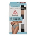 thumbnail image 2 of Reebok Women's Underwear Air Tech Performance Bikini Panties, 6-Pack, Sizes XS-3XL, 2 of 17