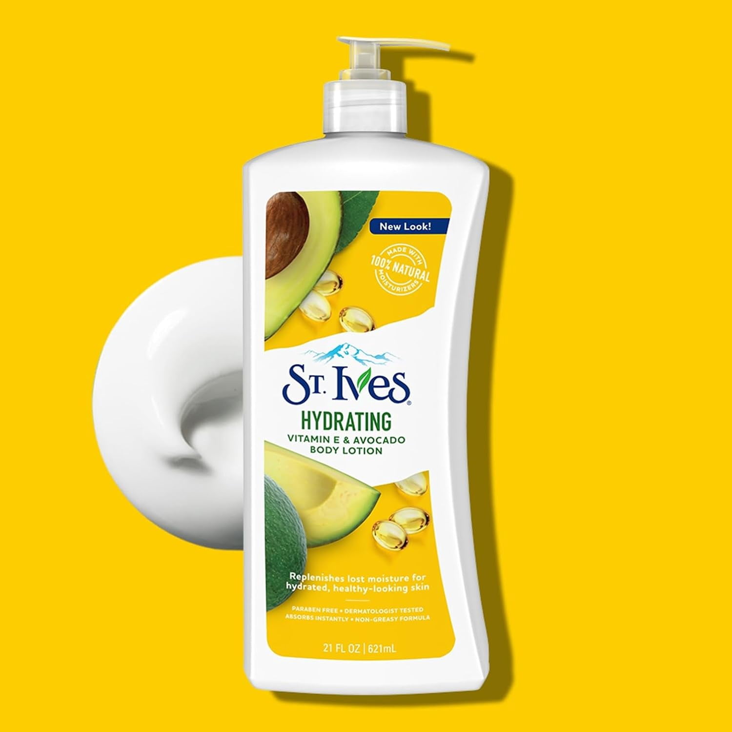 St. Ives Hydrating Hand & Body Lotion Vitamin E & Avocado 21 oz - 3 Pack