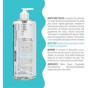 LUBELIFE Toy-Safe Water-Based Lubricant, Non-Staining Easy Rinse Intimate Lubricant For Sex, 32 fl oz