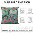 thumbnail image 6 of Nawypu Horse and Floral Horses Pillow Case  - Soft Pillowcase  Durable Easy Care Decorative Bed Pillow Protectors Covers  2pcs, 6 of 6