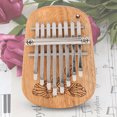 thumbnail image 4 of Mini Piano, Percussion Instrument Easy Operated Kalimba Thumb Piano, Finger Musical Instrument, Performance For Entertainment Kids Gift Home, 4 of 8