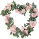 thumbnail image 4 of 3 piezas de vid de flores artificiales de 2 m, guirnalda de flores artificiales de peonía rosa de seda para colgar al aire libre para decoración de bodas o jardín al aire libre--Hy, 4 of 4