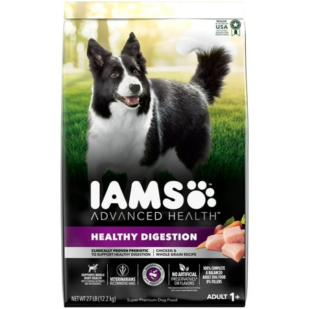 UPC 019014805761 product image for IAMS Advanced Health Chicken and Whole Grain Recipe Dry Dog Food  27 lb Bag | upcitemdb.com