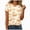 R361-Beige, variant on NOLDARES Halloween Shirts for Women Funny Halloween Ghost Tshirts Fall Spooky Pumpkin Gift Top(Light Yellow,M)