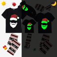 thumbnail image 3 of Pijama navideño a juego, conjunto luminoso de Papá Noel, brillante, 3 of 3
