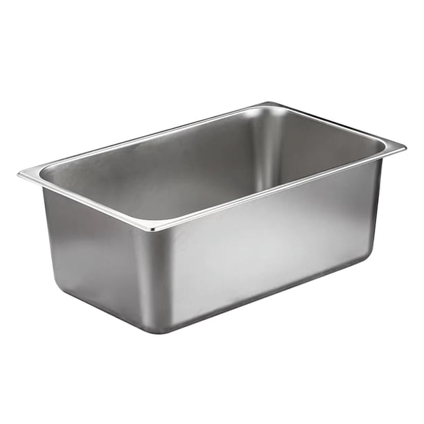 Bebada de cubierta de hielo Enfriador de almacenamiento de almacenamiento Metal Rectangular de acero inoxidable Enfriador de bebida para el interior o 32x17.5x15cm
