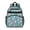 Multicolor Cat Teal, variant on Space Cat and Galaxy Black Pattern Backpack for School, Cute School Bag with Adjustable Shoulder Straps and Padded Back, 15.25"x11.5"x5.25"
