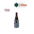 thumbnail image 1 of MYG 1Pc Hex Torx Screwdriver Bit 1/4 Inch Drive Socket Hand Tools T8-T40, 1 of 9