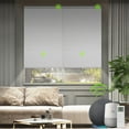 thumbnail image 1 of Yoolax Smart Motorized Cellular Shade Blackout Honeycomb Automatic Blinds Cordless Electric Blinds(100% Blackout White,54"W x 72"H), 1 of 6