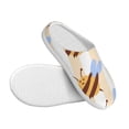 thumbnail image 3 of Haiem A Bee Print Women's Fuzzy Memory Foam House Slipper Cozy Home Footwear Non-slip Winter Slippers-37/38, 3 of 7
