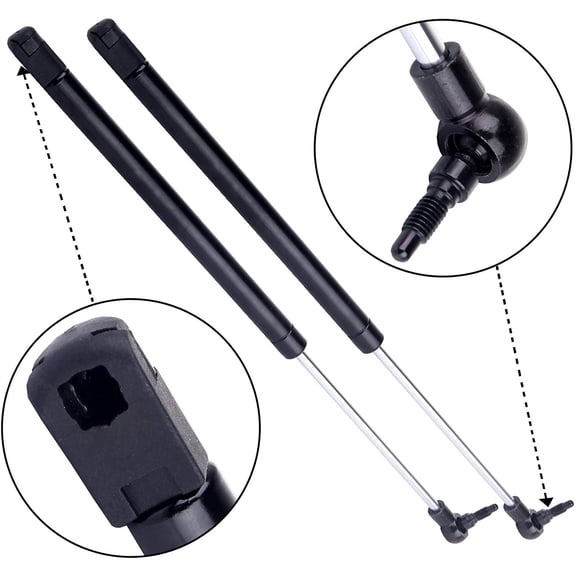 ECCPP Rear left and right Window Glass Lift Support Fit for 1999-2004 for Jeep Grand Cherokee Replaces 4528 SG314022 2pcs
