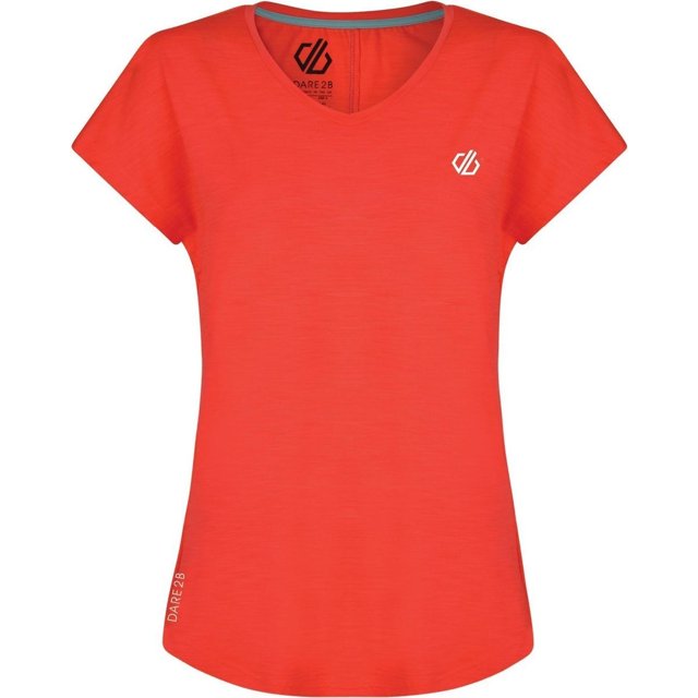Dare 2B - Camiseta deportiva Active para mujer señora (Coral Fuego)
