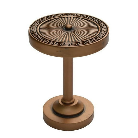 Urbanest Medallion Curtain Holdback – Elegant Drapery Tieback, Farmhouse Drapery Hardware for Stylish Window Treatments, 1 Piece, Copper