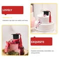 thumbnail image 3 of GAXIRE 12pcs Graduation Party Centerpieces Paper Red Grad Decorations for Festive Atmosphere, 3 of 8