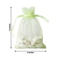thumbnail image 3 of Efavormart 50PCS MINT Organza Gift Bag Drawstring Pouch Wedding Favors Bridal Shower Treat Jewelry Bags - 4"x6", 3 of 5