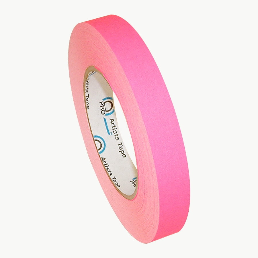 x 60 yds. Pro Tapes Pro-Artist-Neon Fluorescent Console Tape Pink 3/4 in 