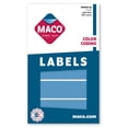 thumbnail image 2 of MACO 1" x 3" Light Blue Rectangle Color-Coding Labels, 200 per Box, 2 of 2
