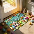 thumbnail image 4 of HuiXinOu Easter Welcome Doormat, Absorbent Front Door Mat with Holiday Design for Spring Home Decor, Indoor Outdoor Entryway Rug, 4 of 6