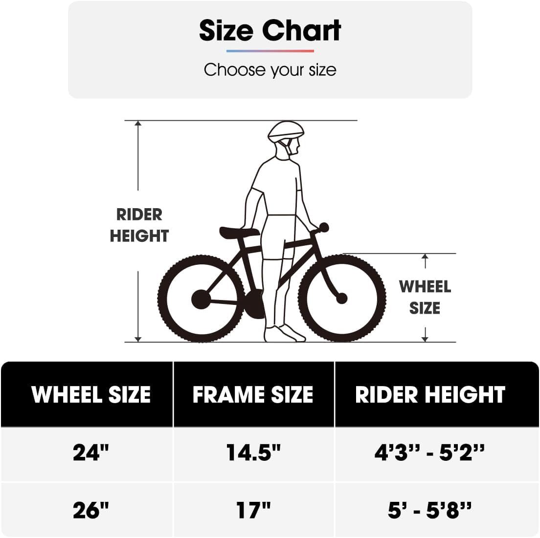 HILAND 24 inch Mountain Bike for Men Women, 18 Speeds High-Carbon Steel Frame, Sport Cycling MTB Bicycle for Adult