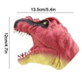 thumbnail image 4 of Finger Puppets Realistic Soft Dinosaur Head Hand Animal Puppet Figurine Novelty Funny Toy for Kids and Adults Entertainment, 4 of 7