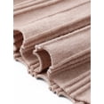 thumbnail image 5 of INSPIRE CHIC Knit Maxi Skirt for Women's Elastic High Waist Casual Soft Striped Pleated Skirt S Apricot Pink, 5 of 6