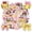 1A-35pcs, variant on 35pcs Cute Softball Stickers Pink Bows Sports Stickers Children Stickers for Luggage Laptop Guitar Phone