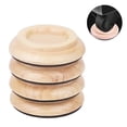 thumbnail image 2 of 4pcs Small Foot Pad /3pcs Large Foot Pad Solid Wood Vertical Grand Piano Foot Pad Shock-Proof, Pressure-Resistant, Sound-Proof, A, 2 of 9