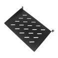 thumbnail image 2 of Estante para rack de servidores, estante para gabinete de red, bandeja voladiza ventilada desmontada para equipos de red de 19", rack y gabinete Profundidad 20 cm, 2 of 8