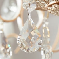 Masteelf 200pcs Crystal Bow Tie Connectors 40mm Metal Butterfly Clips Chrome Bow Tie Fasteners Butterfly Clips for Chandelier Crystals