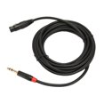 thumbnail image 1 of Quarter Inch TRS Jack Cable, Reduce Interference 16.4FT XLR Female To 1/4 Inch TRS Cable Multilayer Shield Structure  For Microphones, 1 of 8