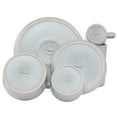 Elama Luxmatte Light Grey 20 Pieces Dinnerware Set