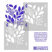 Magnolia & Berries Wall Stencil