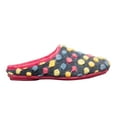 thumbnail image 2 of Sleepers Womens Amy Spotted Knit Mule Slippers, 2 of 4
