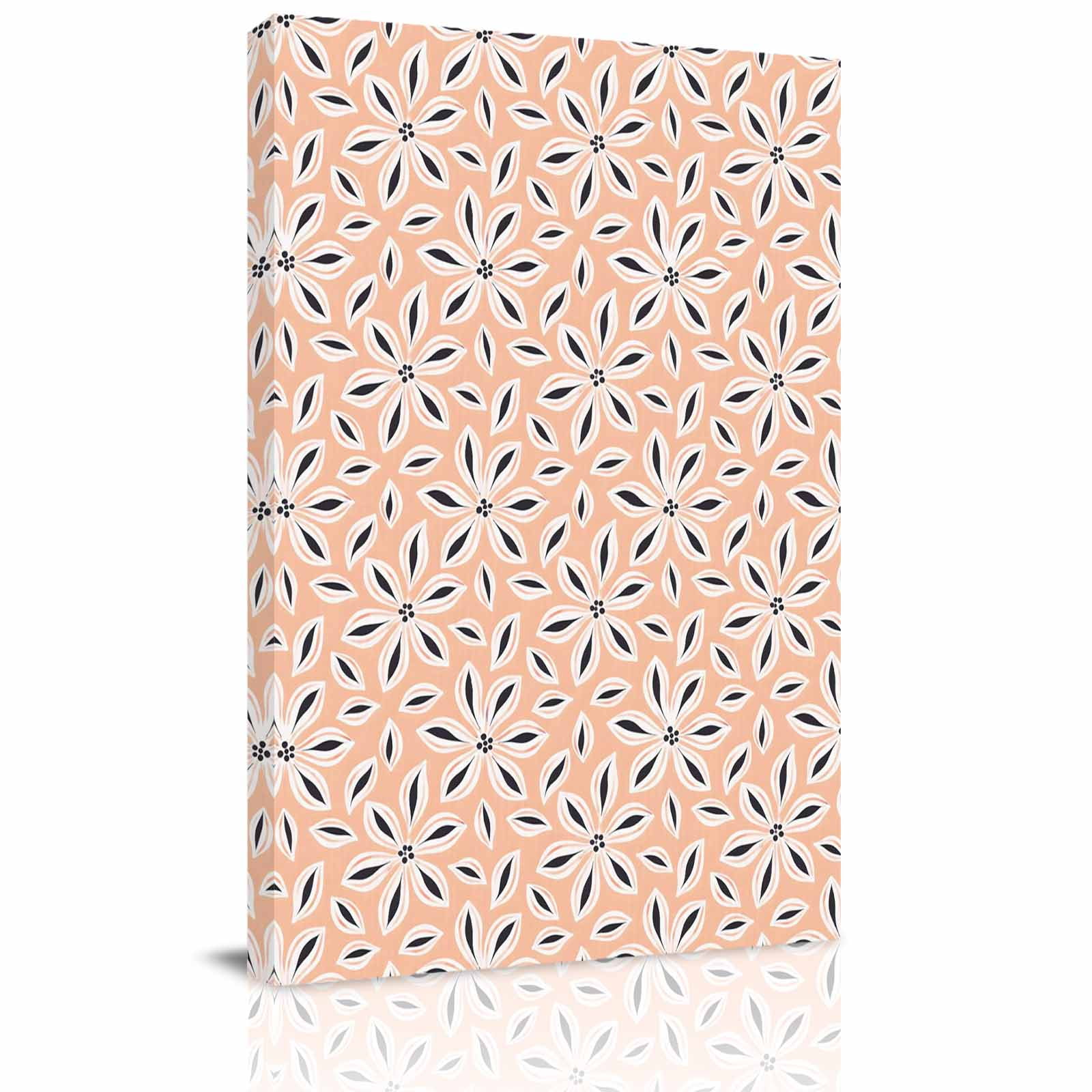 Canvas Wall Art Spring Floral Framed Canvas Prints for Living Room Office Modern Simple Flower Petal Print Large Gallery Wrapped Wall Decor for Home Office Gifts 16 x24 Ship Next Day