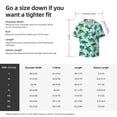 thumbnail image 5 of Goofa Green Sea Turtle Printed Men's Casual Short-sleeved Shirt,Lightweight Breathable Button-down,Summer Casual men's top,Versatile Fashion shirt-Medium, 5 of 7