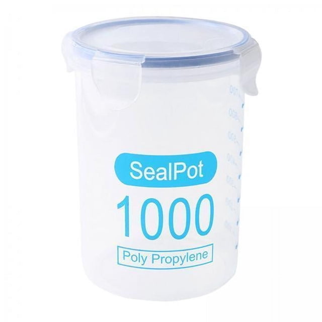 GROWTH TANK 2xCereal Containers Dispenser Rice Dispenser for Countertop Home Grain 1000ML