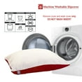 thumbnail image 5 of Majestic Pet Solid Color Rectangular Pillow Dog Bed Machine Washable Red Medium 30" x 40" x 8", 5 of 5