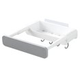 thumbnail image 1 of Baño Soporte para lavabo retráctil Cocina Estante de almacenamiento montado en la pared Toallero multifuncional con gancho Inevent HA000635-01B, 1 of 6